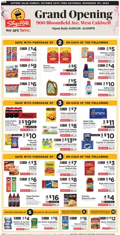 Ad Preview of ShopRite Grand Opening from 10/23/2025
