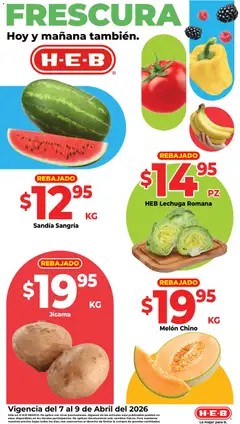 Vista previa las ofertas de la tienda H-E-B - H-E-B folleto Fruta y venduras desde el 07/04/2026 