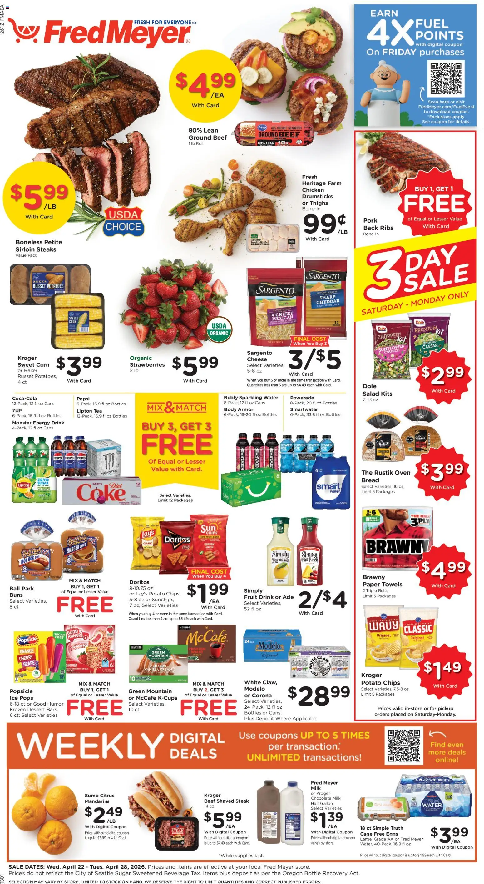 Ad Preview of Fred Meyer Fred Meyer Weekly Ad from 04/22/2026