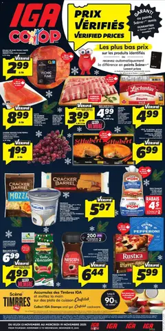 Preview of leaflet Weekly flyer / circulaire from shop IGA is valid from Nov 13, 2025