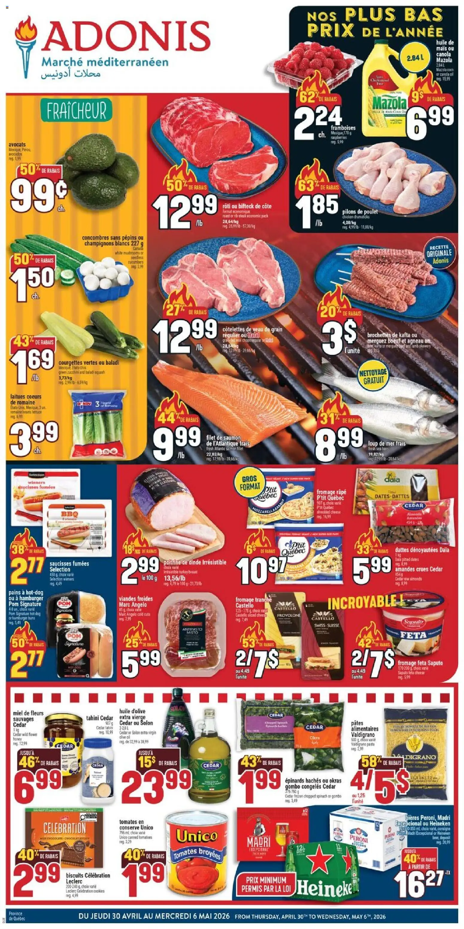 Preview of leaflet Adonis circulaire from shop Adonis is valid from Apr 30, 2026