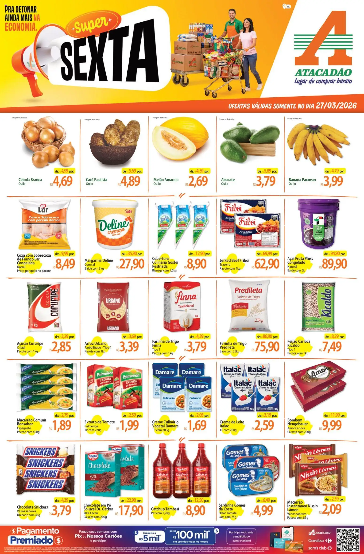 Pré-Visualização do folheto "Atacadão ofertas - AL" da loja Atacadão válido a partir de 27/03/2026