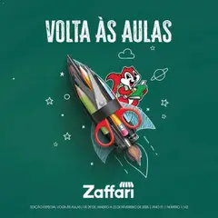 Pré-Visualização do folheto "Ofertas Voltas às Aulas" da loja Zaffari válido a partir de 29/01/2026