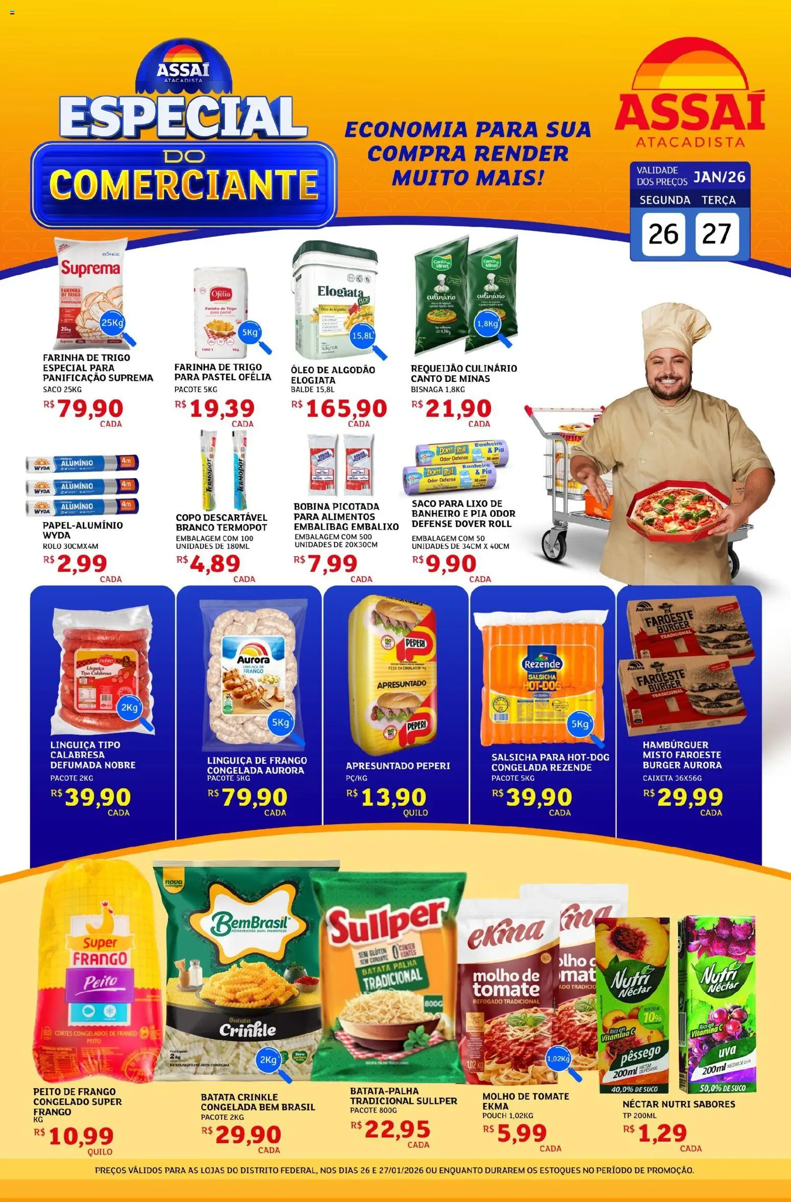 Pré-Visualização do folheto "Encarte - Folheto" da loja Assaí Atacadista válido a partir de 26/01/2026