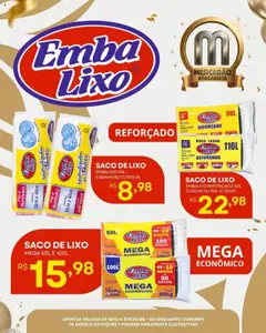 Pré-Visualização do folheto "Ofertas Embalixo" da loja Mercadão Atacadista válido a partir de 15/10/2025