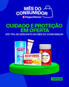 Pré-Visualização do folheto "Pague Menos - Catálogo atual" da loja Pague Menos válido a partir de 16/03/2026