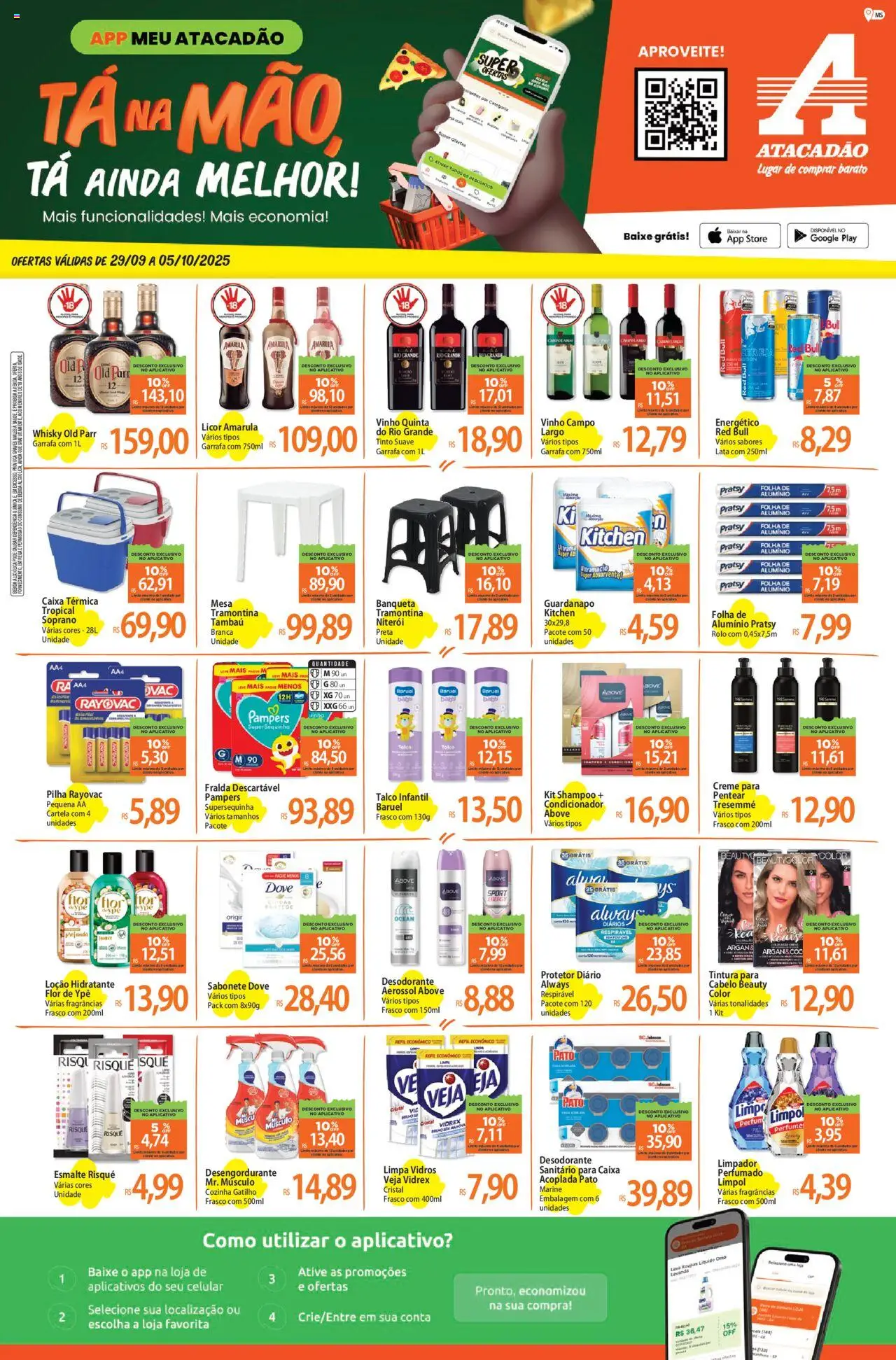 Atacadão folheto "Ofertas - MS" válido a partir de 29/09/2025 - número de página 1