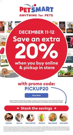Preview of leaflet Flyer / circulaire from shop Petsmart is valid from Dec 11, 2025