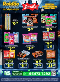 Pré-Visualização do folheto "Ofertas Halloween Docile" da loja Roldão válido a partir de 29/10/2025