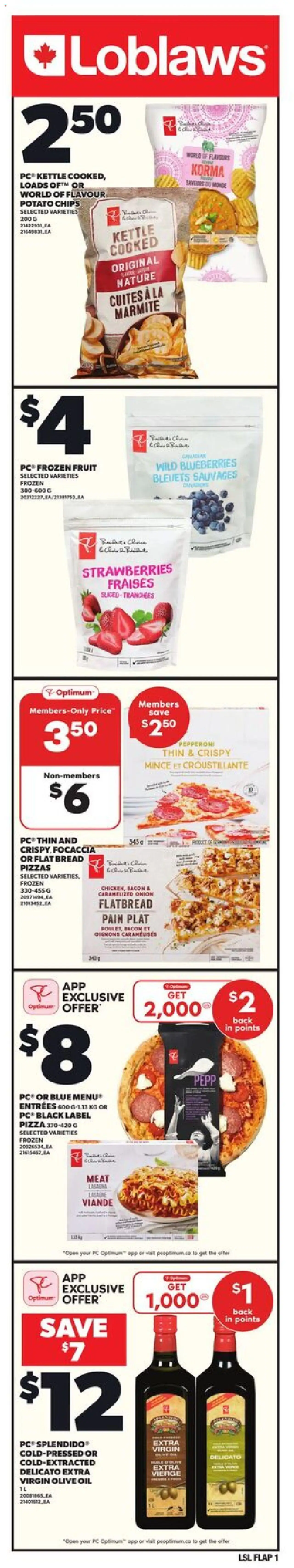 Loblaws flyer valid from Jul 03, 2025 - page number 1