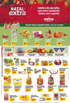 Pré-Visualização do folheto "Ofertas de Mercado Terca Quarta" da loja Extra válido a partir de 23/12/2025
