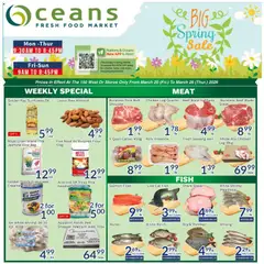 Preview of leaflet Oceans weekly flyer - Brampton from shop Oceans is valid from Mar 20, 2026