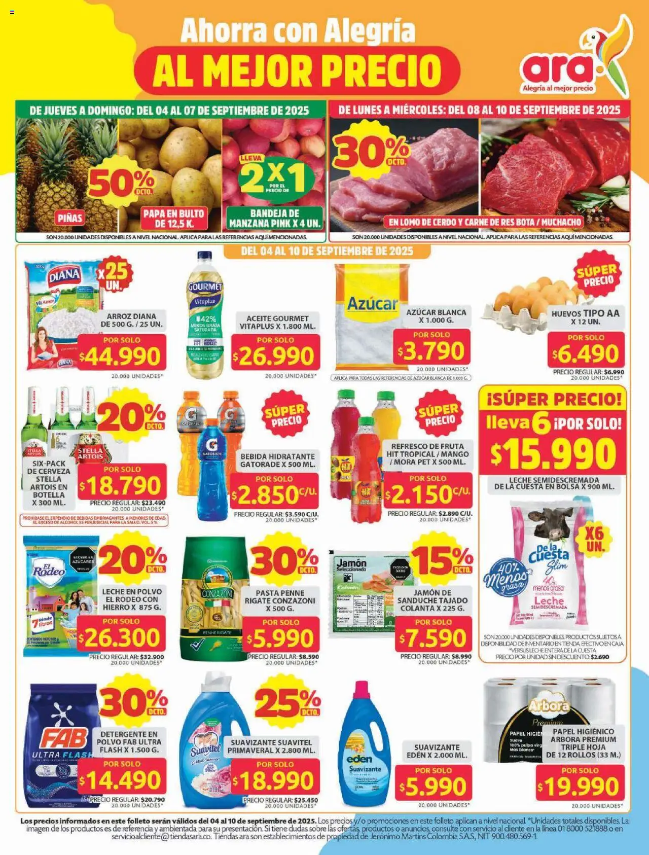 Ara Catálogo: 04/09/2025 - 10/09/2025 > Últimas Ofertas pagina numero 1