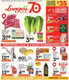 Preview of leaflet Longo's weekly flyer / circulaire from shop Longo's is valid from Apr 23, 2026