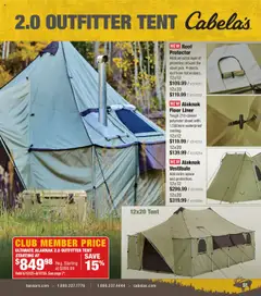 Ad Preview of Cabela's Big Game Hunting 25 from 06/12/2025 | Page: 51