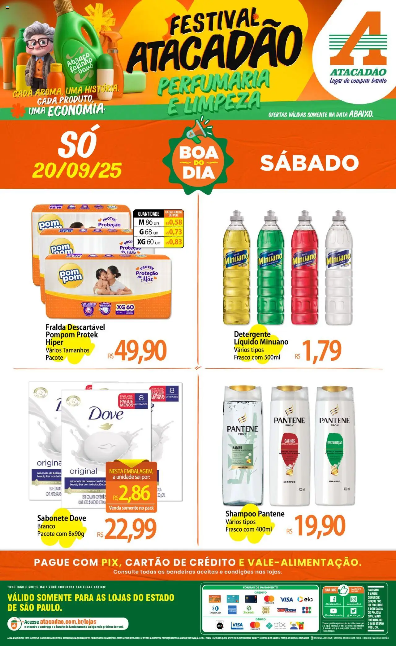 Atacadão folheto "Ofertas - SP" válido a partir de 20/09/2025 - número de página 1