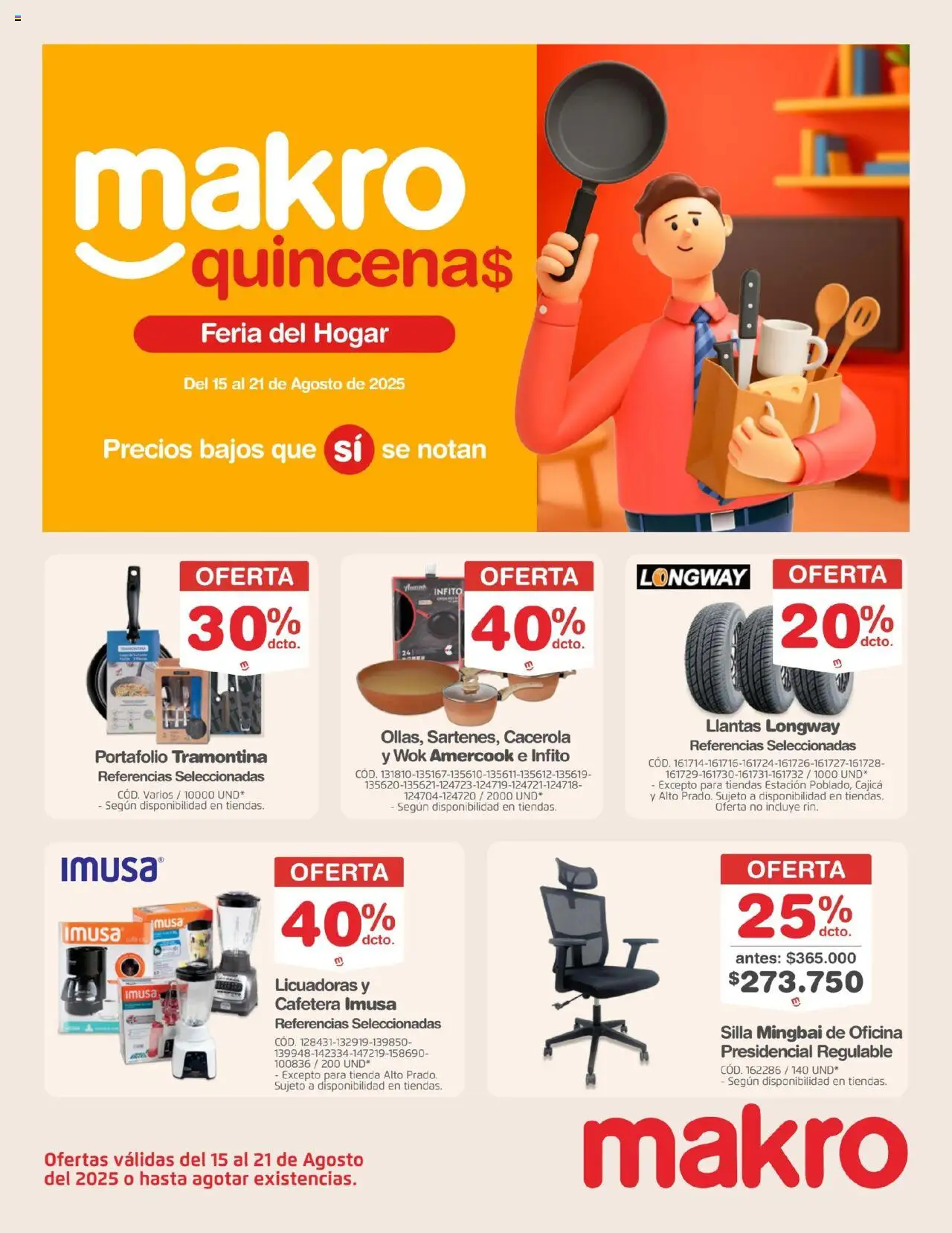 Makro Catálogo: 15/08/2025 - 21/08/2025 > Últimas Ofertas pagina numero 1