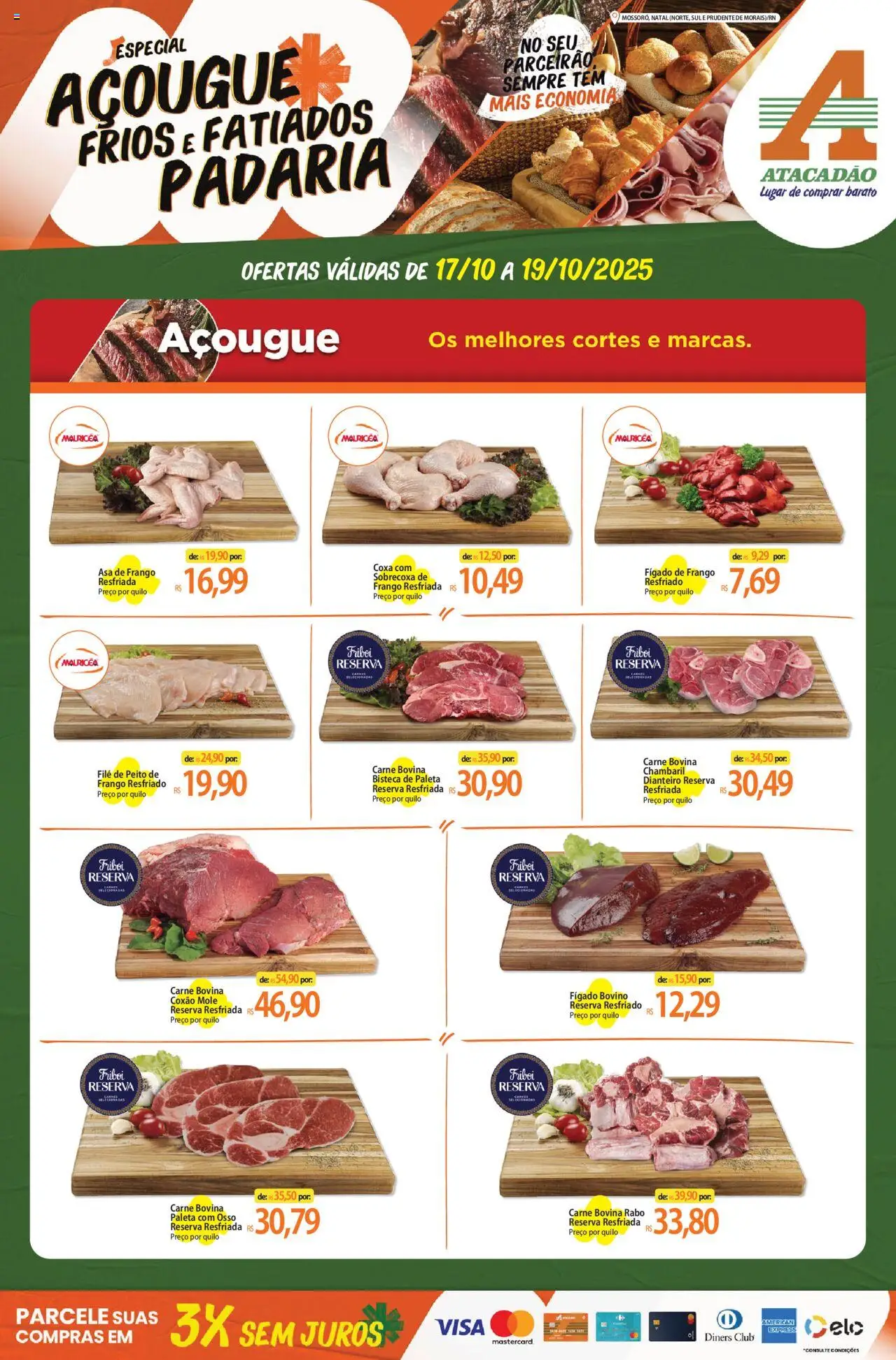 Atacadão folheto "Ofertas - RN" válido a partir de 17/10/2025 - número de página 1