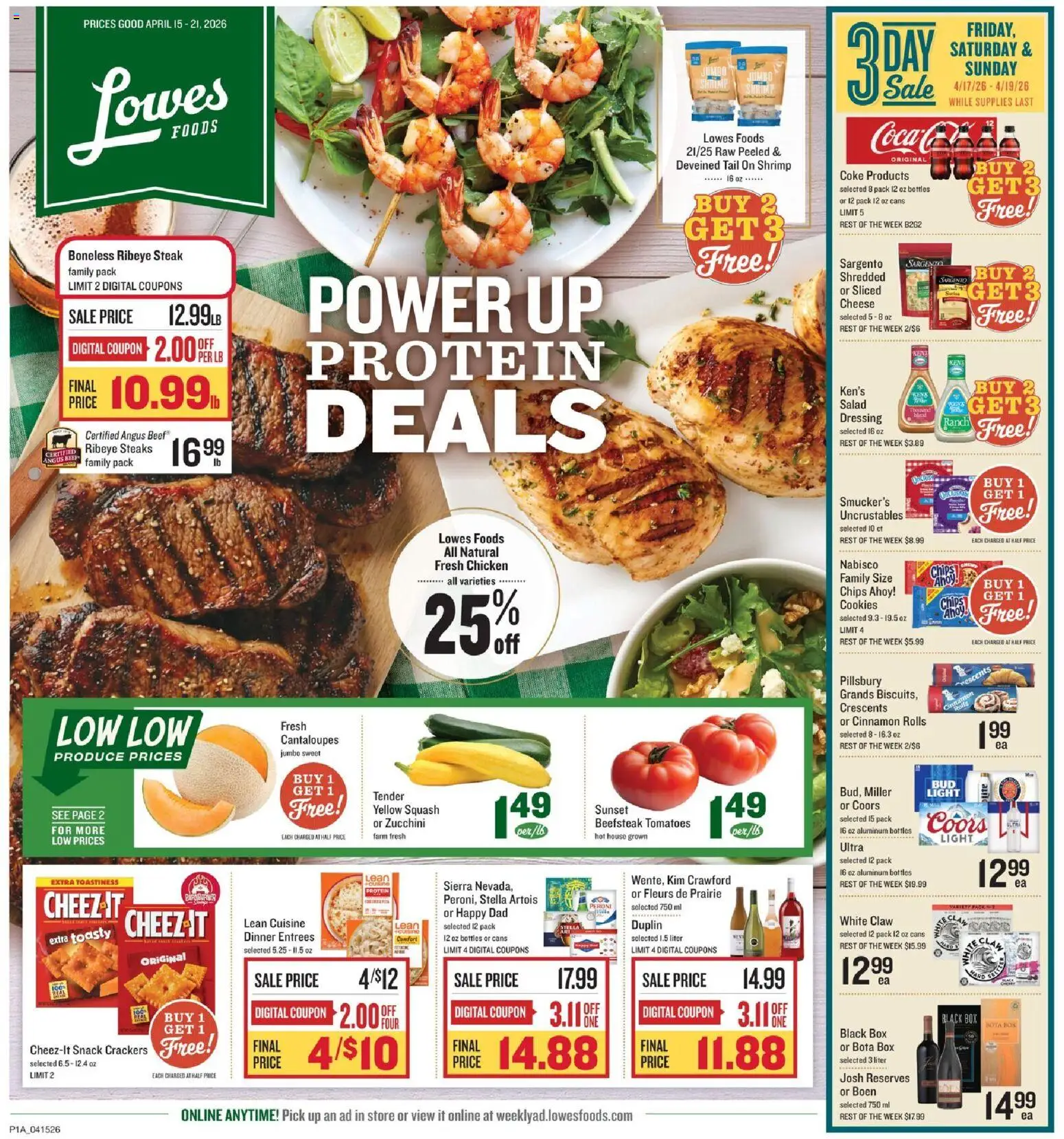 Ad Preview of Lowes Foods Lowes Foods Weekly Ad from 04/15/2026