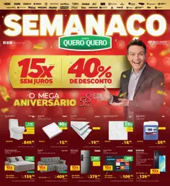 Pré-Visualização do folheto "Ofertas atuais" da loja Lojas Quero-Quero válido a partir de 04/08/2025