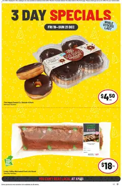 Preview of catalogue 3 Day Specials NT/WA from shop IGA valid 19/12/2025