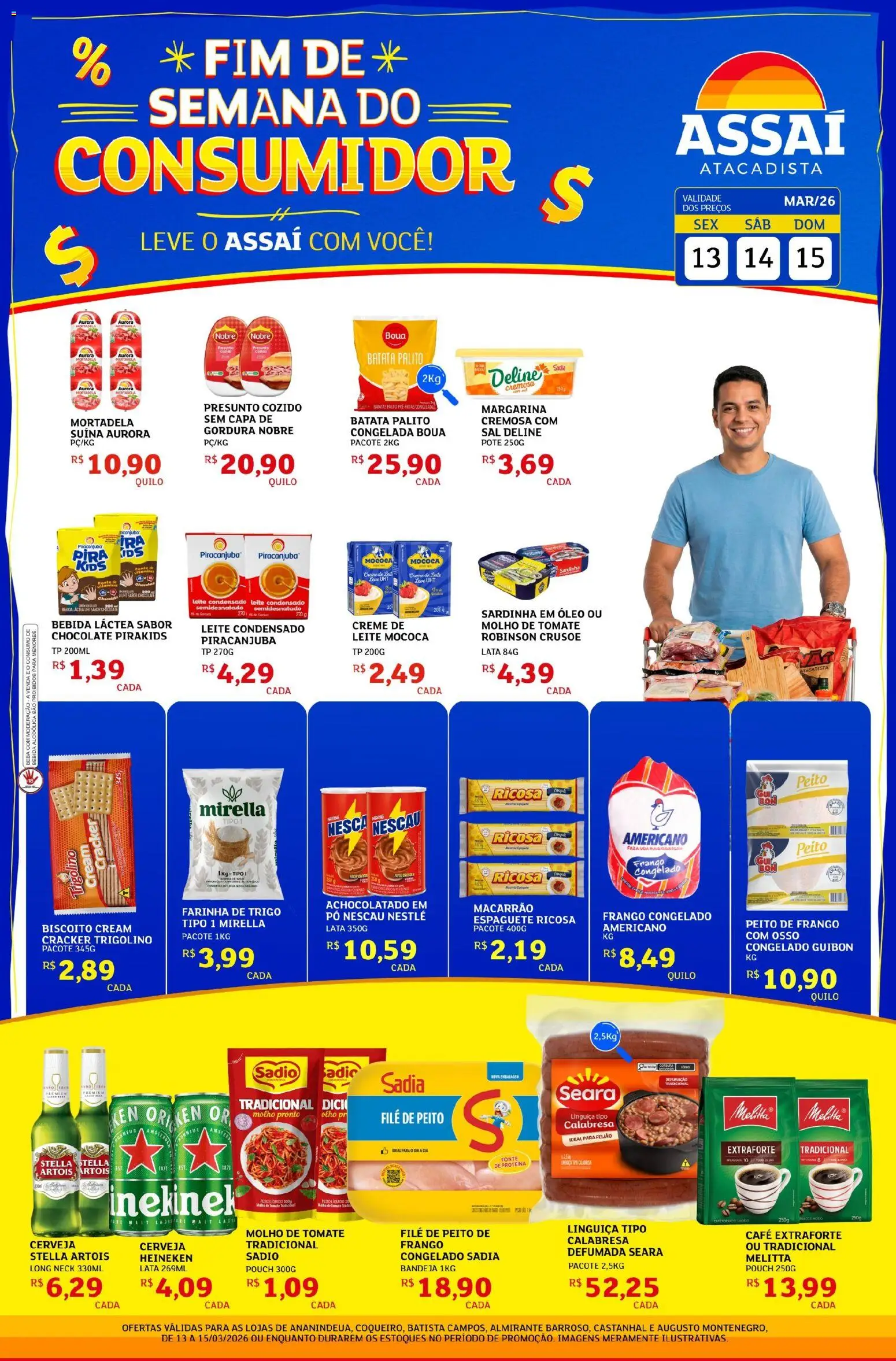 Pré-Visualização do folheto "Assaí Atacadista ofertas - PA" da loja Assaí Atacadista válido a partir de 13/03/2026