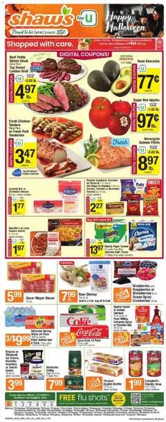 Ad Preview of Shaw's Weekly Ad from 10/31/2025 | Page: 1