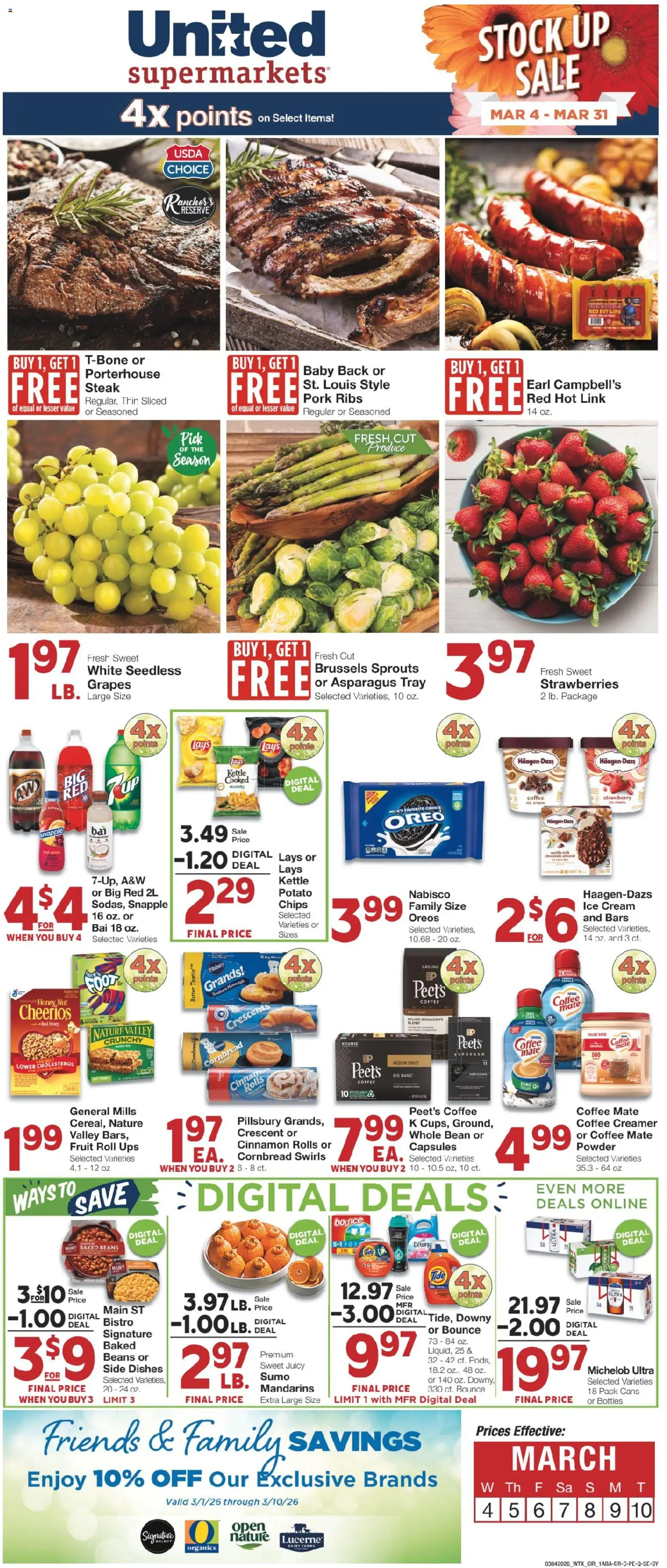 Ad Preview of United Supermarkets United Supermarkets Weekly Ad from 03/04/2026