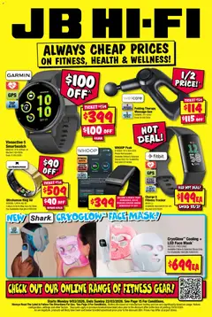 Preview of catalogue JB Hi-Fi Fitness Catalogue from shop JB Hi-Fi valid 09/03/2026