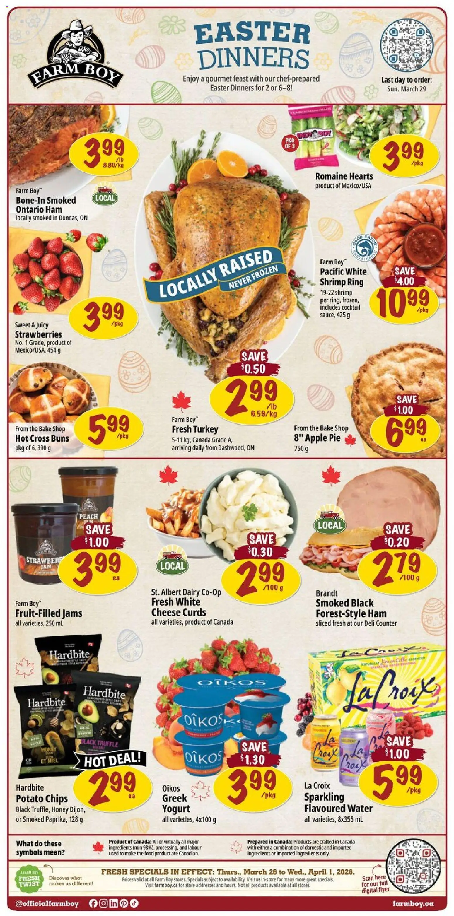 Preview of leaflet Farm Boy weekly flyer / circulaire from shop Farm Boy is valid from Mar 26, 2026