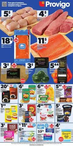 Preview of leaflet Weekly flyer / circulaire from shop Provigo is valid from Jan 08, 2026