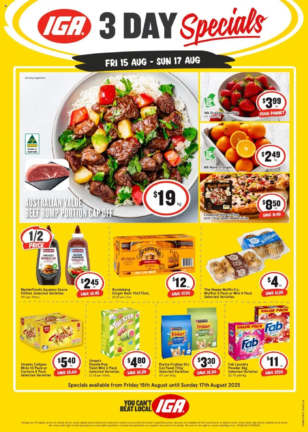 IGA catalogue valid from 15/08/2025 - page 1