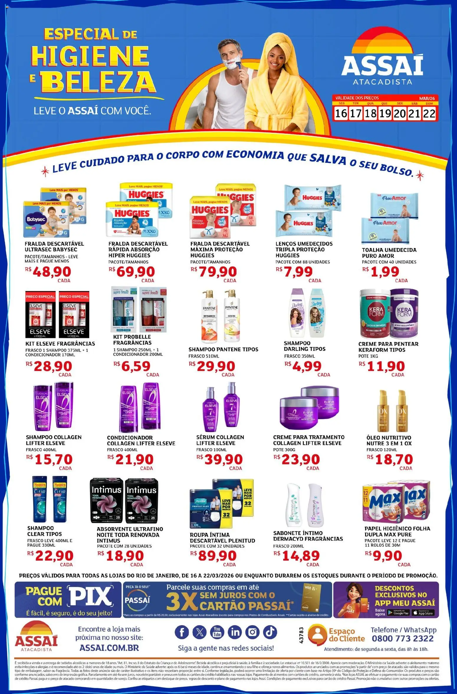 Pré-Visualização do folheto "Assaí Atacadista ofertas - RJ" da loja Assaí Atacadista válido a partir de 16/03/2026