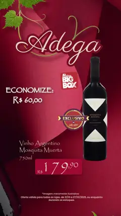 Pré-Visualização do folheto "Ofertas Adega" da loja Big Box válido a partir de 21/10/2025