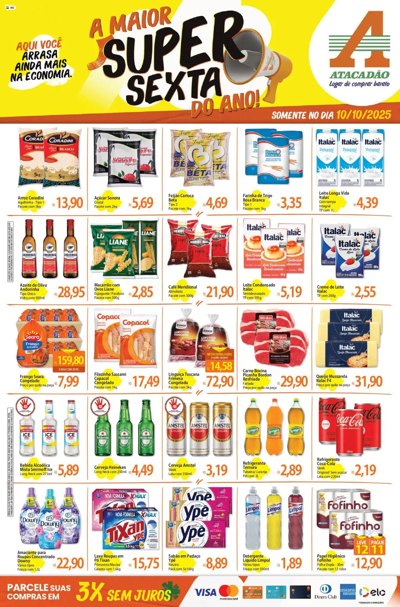Atacadão folheto "Ofertas - MS" válido a partir de 10/10/2025 - número de página 1