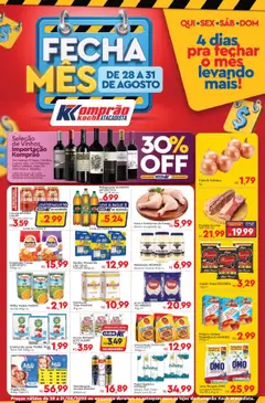Pré-Visualização do folheto "Ofertas da semana" da loja Komprao Atacadista válido a partir de 28/08/2025