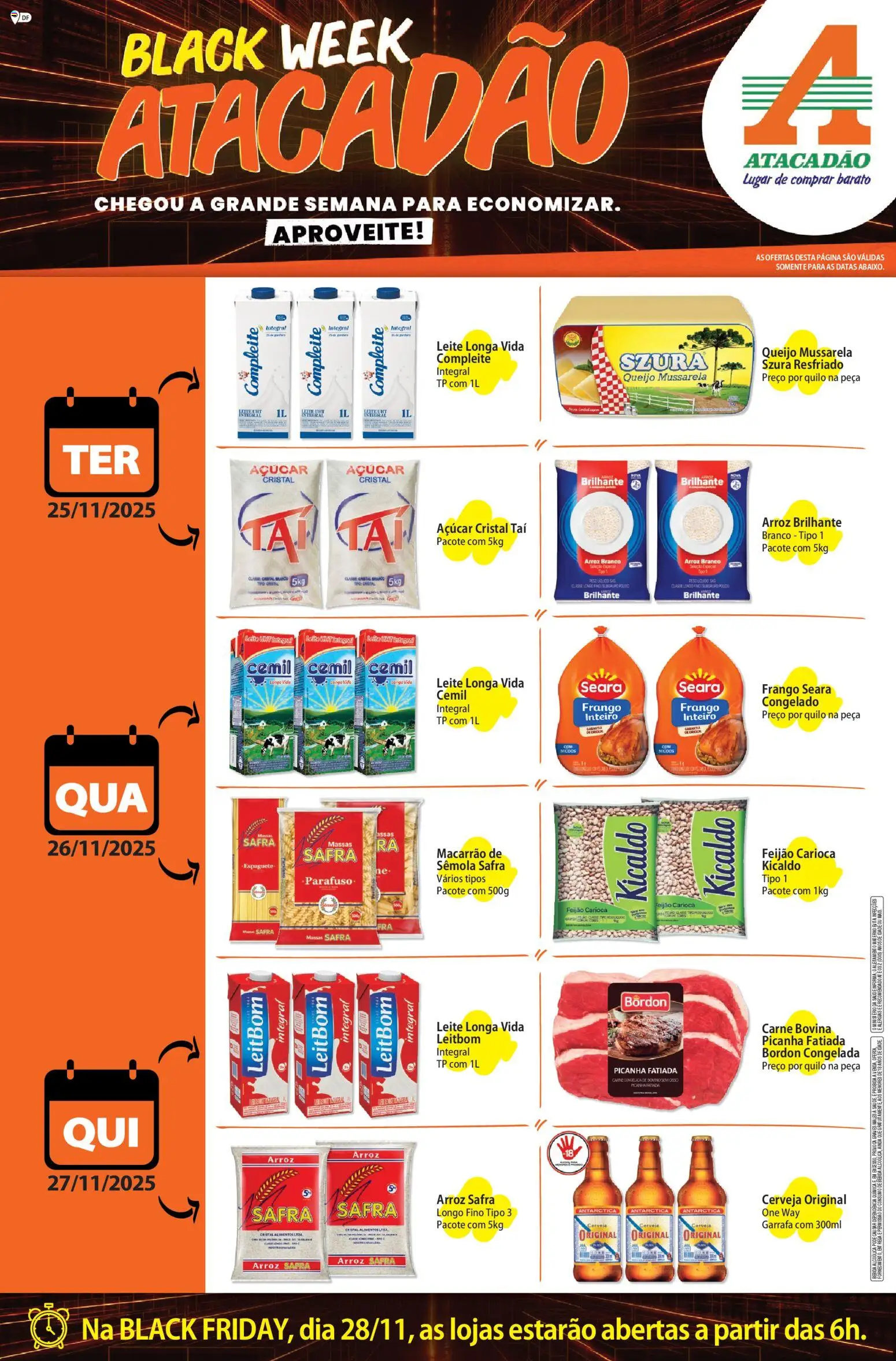 Pré-Visualização do folheto "Ofertas - DF" da loja Atacadão válido a partir de 25/11/2025