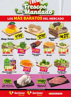 Vista previa las ofertas de la tienda Soriana - Soriana Frescos del Mandado Mercado: Tamaulipas desde el 28/04/2026 