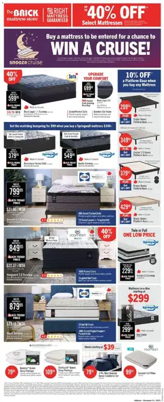 Preview of leaflet Black Friday from shop The Brick is valid from Nov 21, 2025 | Page: 13