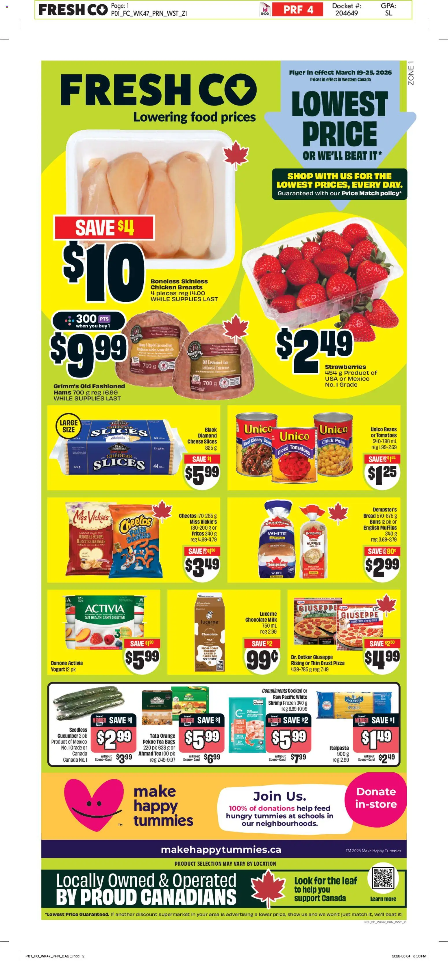 Preview of leaflet FreshCo Weekly West - ON from shop FreshCo is valid from Mar 19, 2026