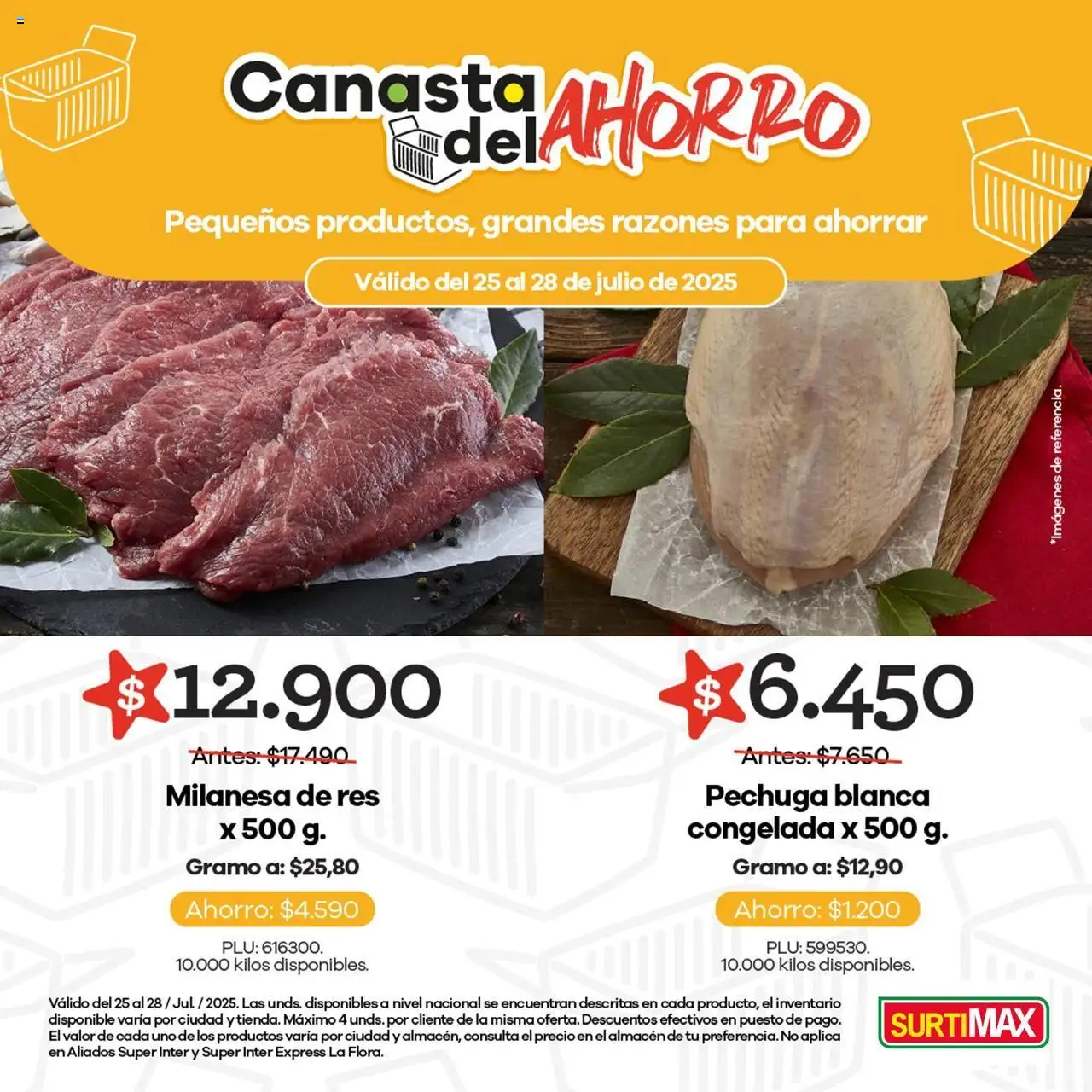 Surtimax Catálogo: 25/07/2025 - 28/07/2025 > Últimas Ofertas pagina numero 1 - Milanesa