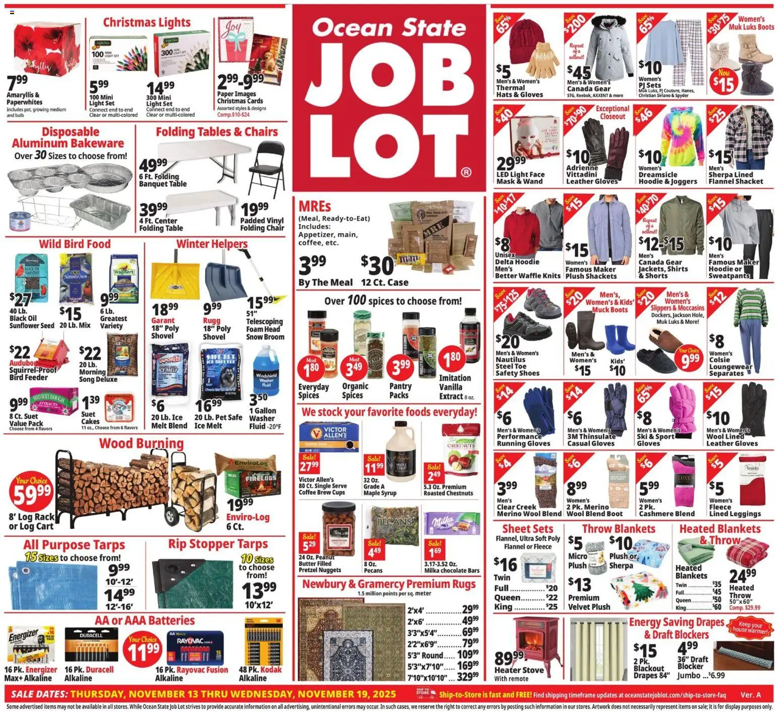 Ad Preview of Ocean State Job Lot Weekly Ad from 11/13/2025