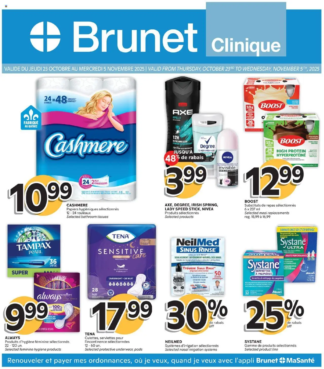 Brunet flyer valid from Oct 23, 2025 - page number 1