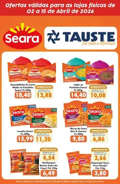 Pré-Visualização do folheto "Tauste ofertas Seara" da loja Tauste válido a partir de 02/04/2026