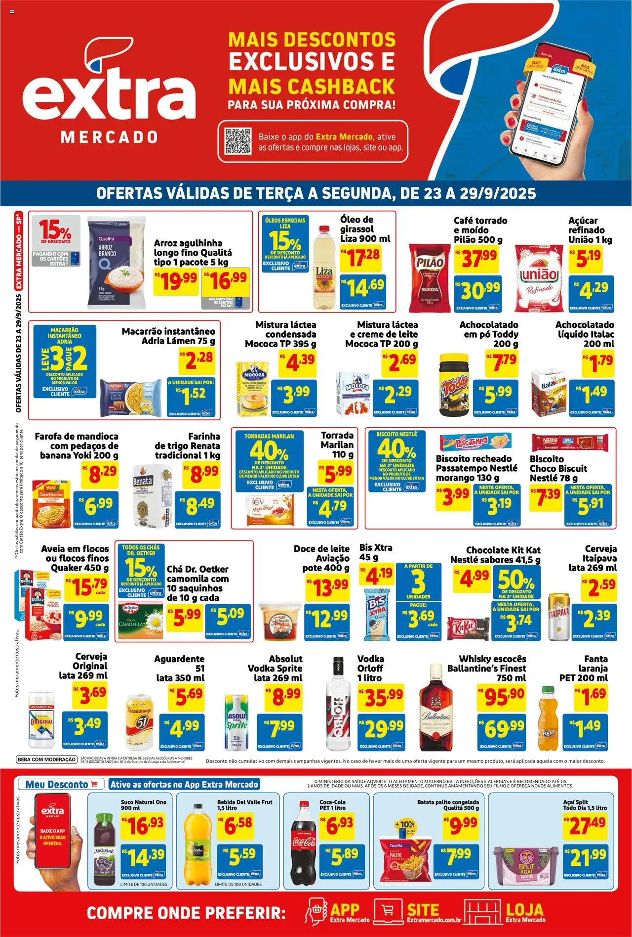 Extra folheto "Ofertas de Mercado" válido a partir de 23/09/2025 - número de página 1
