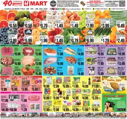 Ad Preview of Hmart ENGLISH/KOREAN - Southern California from 01/14/2026