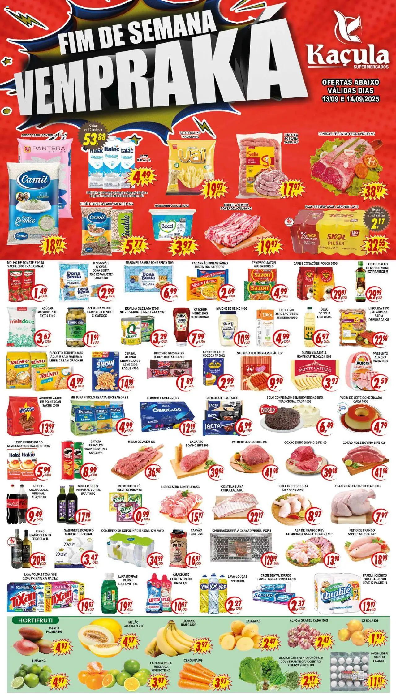 Kaçula folheto "Ofertas da semana" válido a partir de 13/09/2025 - número de página 1
