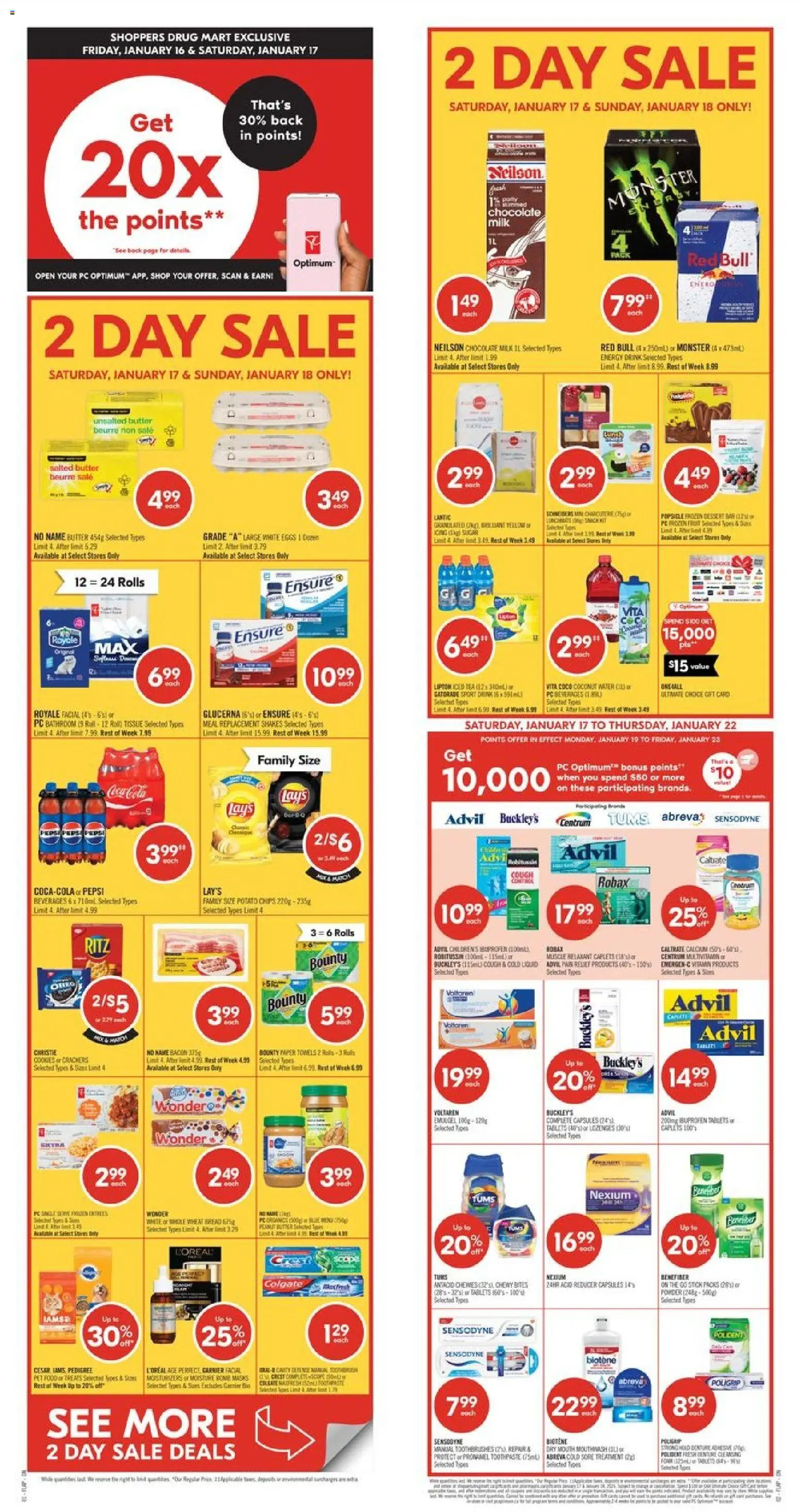 Preview of leaflet Weekly flyer / circulaire from shop Shoppers is valid from Jan 16, 2026
