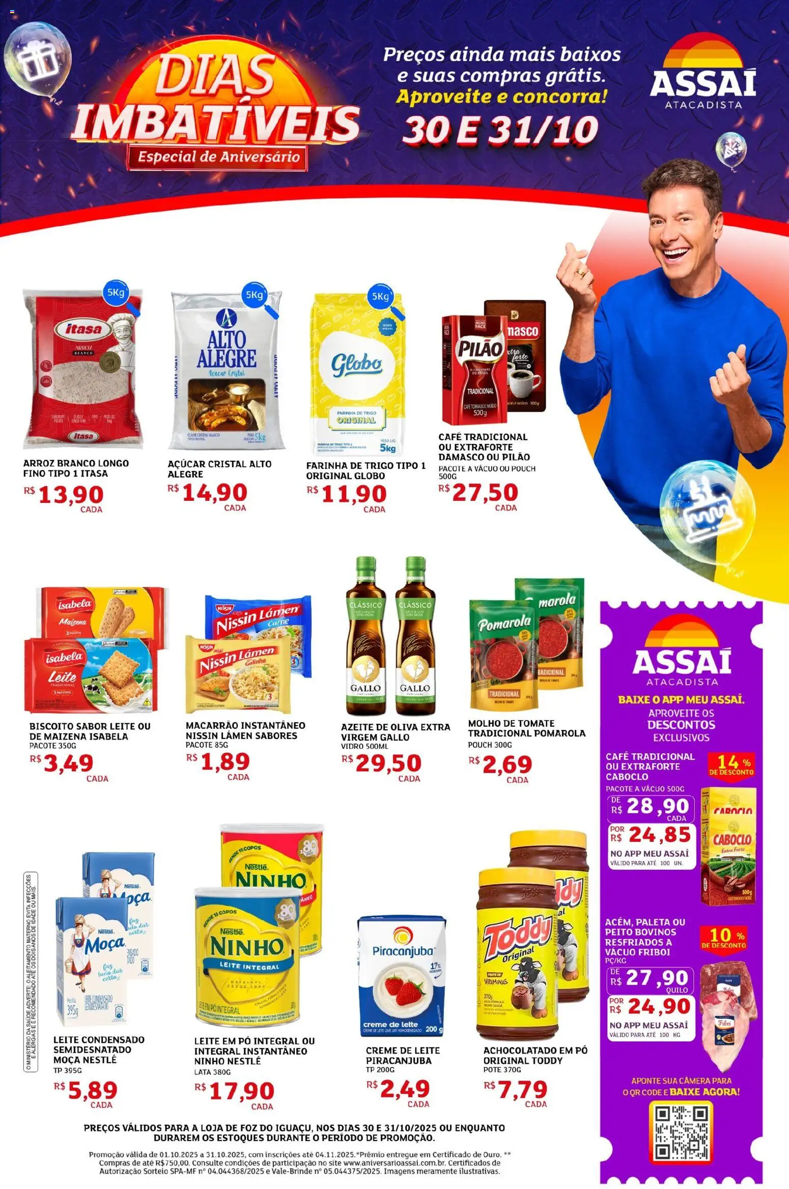 Pré-Visualização do folheto "Encarte - PR" da loja Assaí Atacadista válido a partir de 30/10/2025