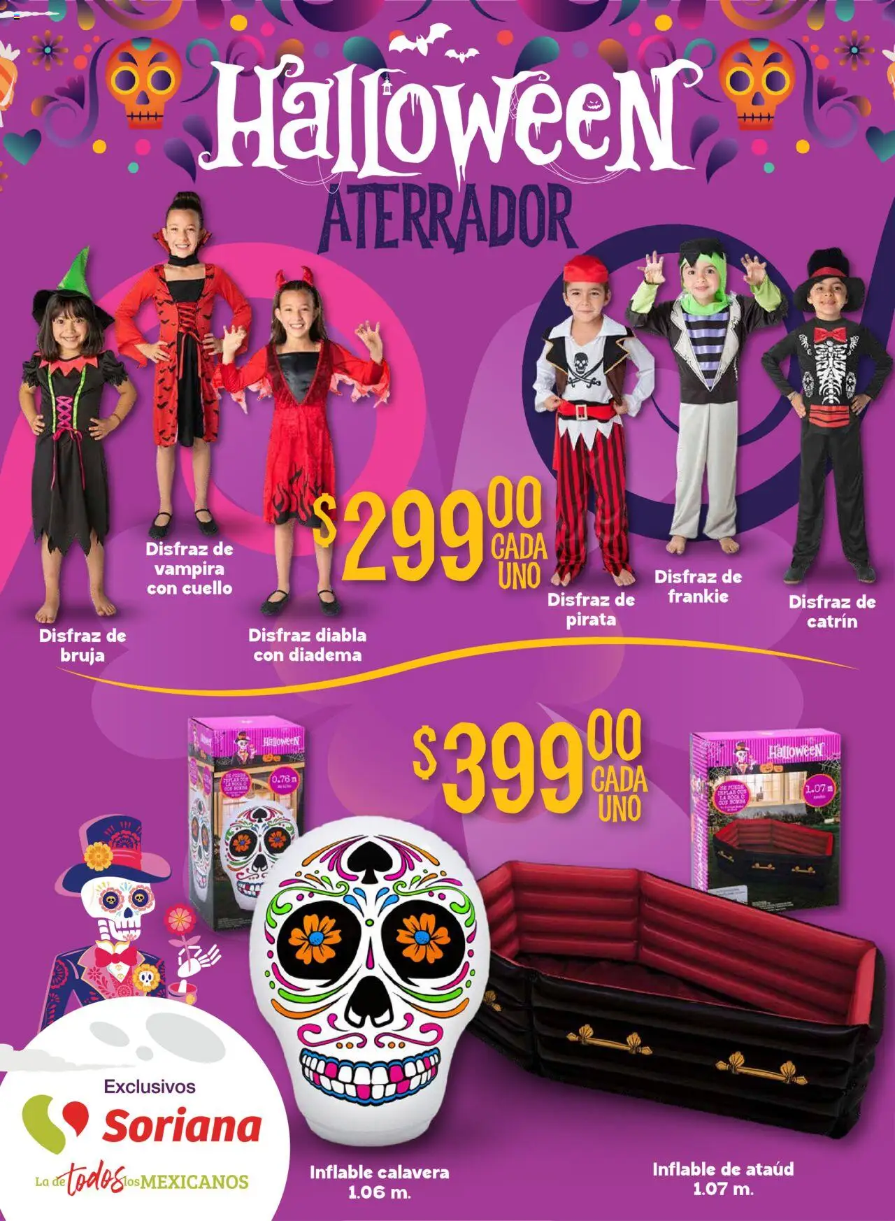 Halloween y Día de Muertos Mercado Nacional Soriana y sus promociones válidas desde el 25/09/2025 - Número de página 1